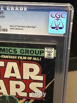 Marvel Star Wars # 1 CGC 9.8 1977 Highest Grade Perfect Collectible Xmas Gift
