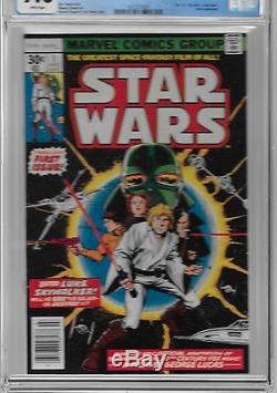 Marvel Star Wars 1 CGC 9.8 White Pages 1977 1st Luke Skywalker Darth Vader Leia