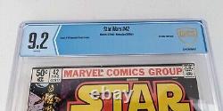 Marvel Star Wars #42 CBCS 9.2 Newsstand 1st Boba Fett & full Yoda VINTAGE