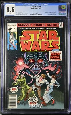 Marvel Star Wars #4 Cgc 9.6 Wp Nm+ Death Of Obi-wan 1977 Marvel Star Wars #4 Cgc 9.6 Wp Nm+ Death Of Obi-wan 1977