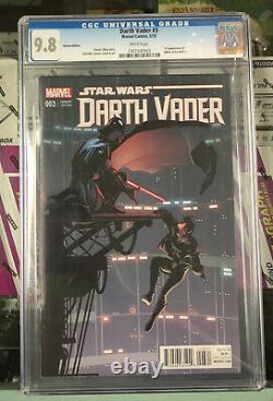 Marvel Star Wars Darth Vader #3 May 2015 CGC 9.8 Variant Edition (BB MO)