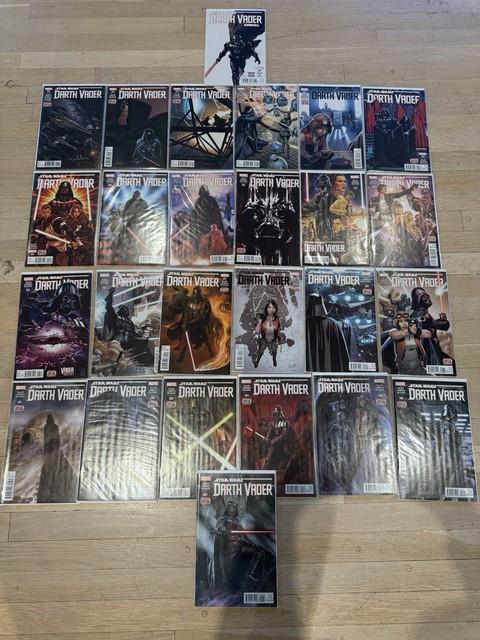 Marvel Star Wars Darth Vader Comic Book Lot Complete Set 1-25 2015 + Annual #1