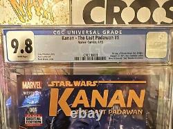 Marvel Star Wars KANAN THE LAST PADAWAN #1 CGC 9.8 White