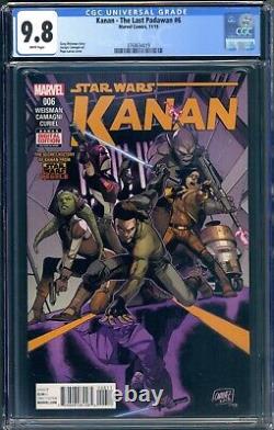 Marvel Star Wars Kanan The Last Padawan #6 Cgc 9.8 Nm/mt 1st Full Sabine Wren