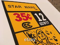 Marvel Star Wars Luke Skywalker Comic Icon Screen Print Doomworld #12