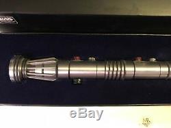 Master Replicas Star Wars Darth Maul Lightsaber Full Scale with display stand