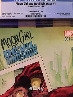 Moon Girl and Devil Dinosaur #1 125 Von Eeden Variant Marvel 2015 Cgc 9.8