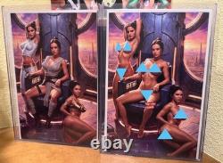 NATHAN LORENZANA Padme Jedi KICKSTARTER Nice & Full Chase 2 BOOK SET NM NATHAN LORENZANA Padme Jedi KICKSTARTER Nice & Full Chase 2 BOOK SET NM