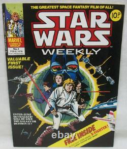 NM Original Star Wars Weekly No. 1 Feb 8, 1978 Complete withX-Fighter Cut-Out NM Original Star Wars Weekly No. 1 Feb 8, 1978 Complete withX-Fighter Cut-Out