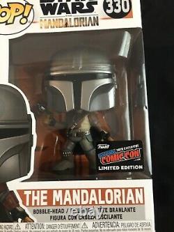 NYCC 2019 Comic Con Exclusive Sticker Star Wars The Mandalorian Funko Pop