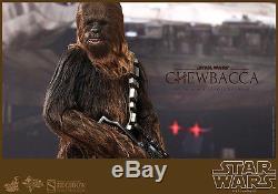 New HOT TOYS Chewbacca Star Wars Movie Masterpiece Series Mint In Box