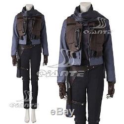 New Rogue One A Star Wars Story Jyn Erso Sergeant Cosplay Costume Vest Comic Con