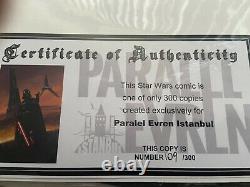 New Star Wars Age Rebellion Darth Vader # 1 Turkish Virgin 1 of 300 COA