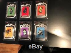 New York Comic Con 2017 Exclucive Star Wars 6 Piece Lapel Pin Set