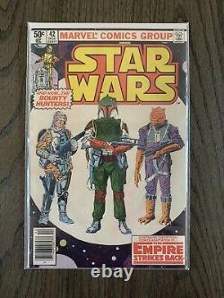 Nm / High Grade! Star Wars #42 1st Appearance Of Boba Fett Newsstand Variant