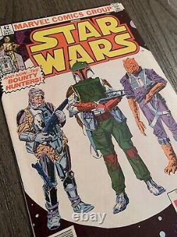 Nm / High Grade! Star Wars #42 1st Appearance Of Boba Fett Newsstand Variant