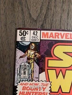 Nm / High Grade! Star Wars #42 1st Appearance Of Boba Fett Newsstand Variant