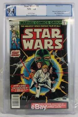 PGX NM 9.4 Star Wars #1 Graded Marvel Comic Book Chaykin Art Roy Thomas Story