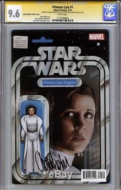 PRINCESS LEIA #1 CGC 9.6 SS CARRIE FISHER (Action Figure variant) NM+M