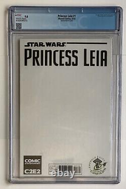 PRINCESS LEIA Star Wars #1 CGC 9.8 Granov Color Variant Cover 2015 Rare HTF