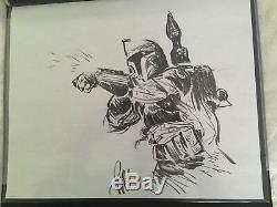 Paul Pope Boba Fett Original Art Star Wars