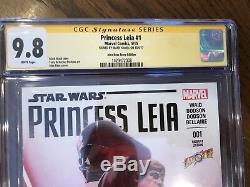 Princess Leia #1 Alex Ross variant CGC 9.8 SS Mark Hamill Signed
