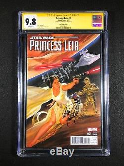 Princess Leia #1 CGC 9.8 SS (2015) Ross Variant Signed by Carrie Fisher
