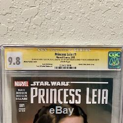 Princess Leia #1 CGC SS 9.8 Signed By Carrie Fisher