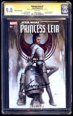Princess Leia #1 Granov Variant SS CGC 9.8 Carrie Fisher Baker Star Wars