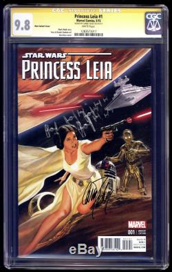 Princess Leia #1 Ross Variant SS CGC 9.8 Carrie Fisher Star Wars