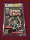 Rare 1977 1st Issue Star Wars Marvel Comic Book Cgc 7.5 Autographed