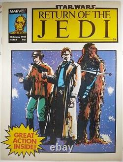 RETURN OF THE JEDI #153 MARVEL COMICS UK 1986 STAR WARS Han Solo CHEWBACCA