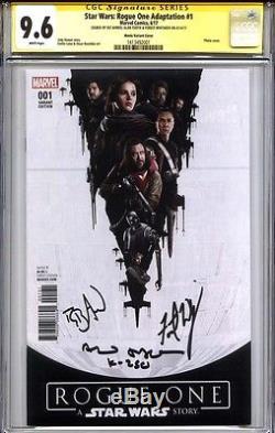 ROGUE ONE #1 CGC 9.6 SS FOREST WHITAKER, RIZ AHMED & ALAN TUYDK (movie variant)
