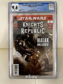 Rare Star Wars Knights of the Old Republic #42 CGC 9.6 2009 Key Issue