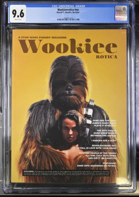 Rare Star Wars Magazine Wookie Rotica Empire Strips Back Cgc 9.6 Burlesque 1