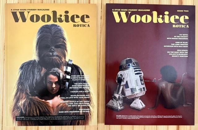 Rare Star Wars Magazine Wookieerotica Set Issues 1 & 2 Empire Strips Back New