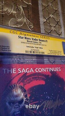 Remark Mayhew, Star Wars Vader Down 1 ComiconBox Virgin Exclusive CGC SS 9.6