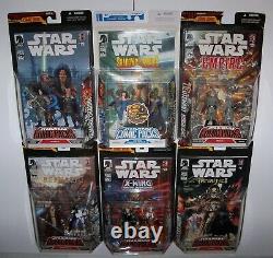 Retired rare Star Wars 30th Anniversary Exp Universe 12 Figure COMIC PACKS Lot