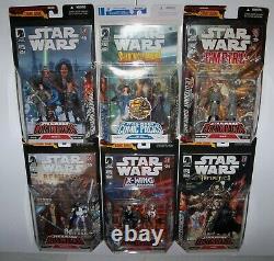 Retired rare Star Wars 30th Anniversary Exp Universe 12 Figure COMIC PACKS Lot