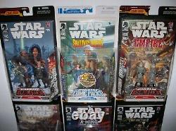 Retired rare Star Wars 30th Anniversary Exp Universe 12 Figure COMIC PACKS Lot