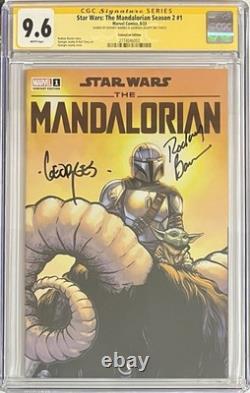 Rodney Barnes & Georges Jeanty Signed The Madalorian Season 2 #1. 9.6 Graded