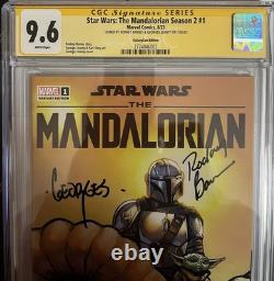 Rodney Barnes & Georges Jeanty Signed The Madalorian Season 2 #1. 9.6 Graded