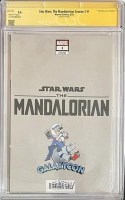 Rodney Barnes & Georges Jeanty Signed The Madalorian Season 2 #1. 9.6 Graded