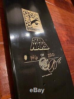 SANTA CRUZ Star Wars BOBA FETT Skateboard Deck MANDALORIAN Comic Con Exclusive