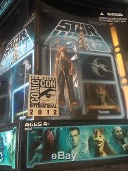 SDCC 2012 Comic Con Star Wars Carbonite Chamber Phantom Menace Hasbro Complete
