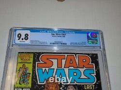 STAR WARS #107 (1986) CGC 9.8 WHITE PAGES Last Issue RARE IN GRADE! BEAUTIFUL