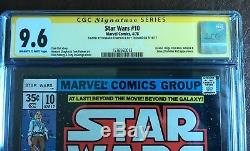 STAR WARS 10 CGC SS 9.6 OWithWHITE PAGES SIGNED BY HOWARD CHAYKIN & ROY THOMAS
