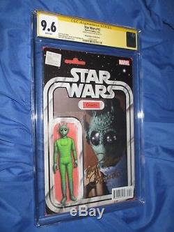 STAR WARS #12 CGC 9.6 SS Signed by Paul Blake GREEDO Action Figure Variant
