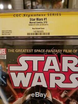 STAR WARS #1 150 Alex Ross Variant CGC 9.6 Signature Series SIGNED by STAN LEE