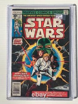 STAR WARS #1 1977 1st issue to comic series Movie adaptation